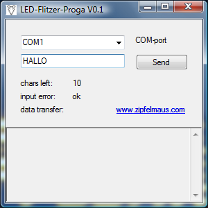 GUI-Tool zum Upload neuer Texte